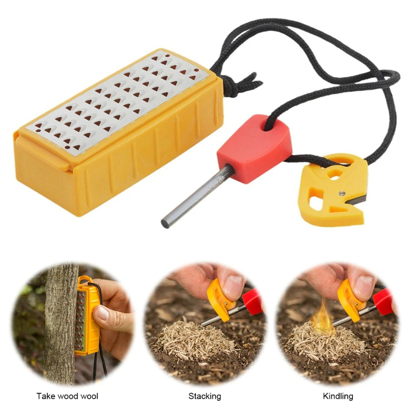 Portable Outdoor Emergency Tin - огляд і ціна Magnesium Fire Starter