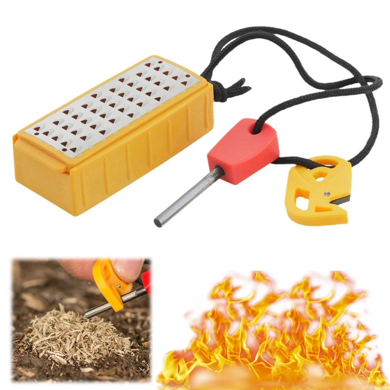 Portable Outdoor Emergency Tin - огляд і ціна Magnesium Fire Starter