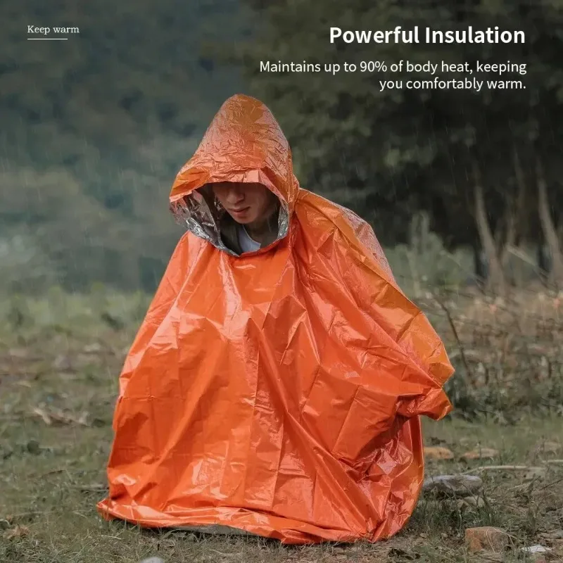 Emergency Survival Rain Hot Po - огляд і ціна Survival Blanket Reflective