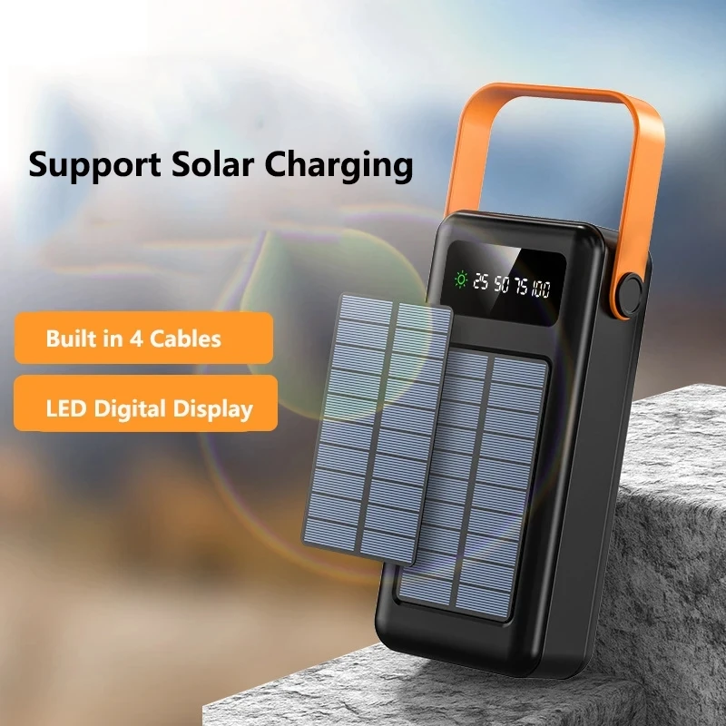 100000mAh Power Bank Portable  - огляд і ціна Solar Emergency Charger