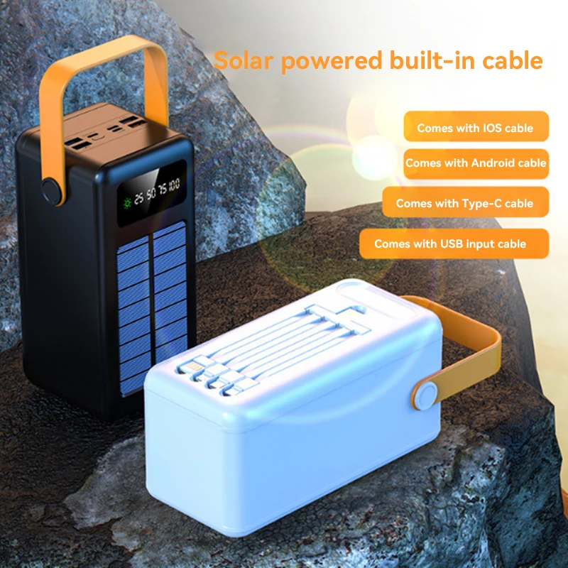 100000mAh Power Bank Portable  - огляд і ціна Solar Emergency Charger