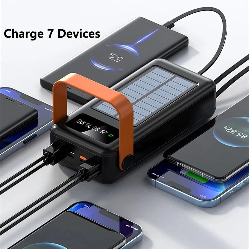 100000mAh Power Bank Portable  - огляд і ціна Solar Emergency Charger