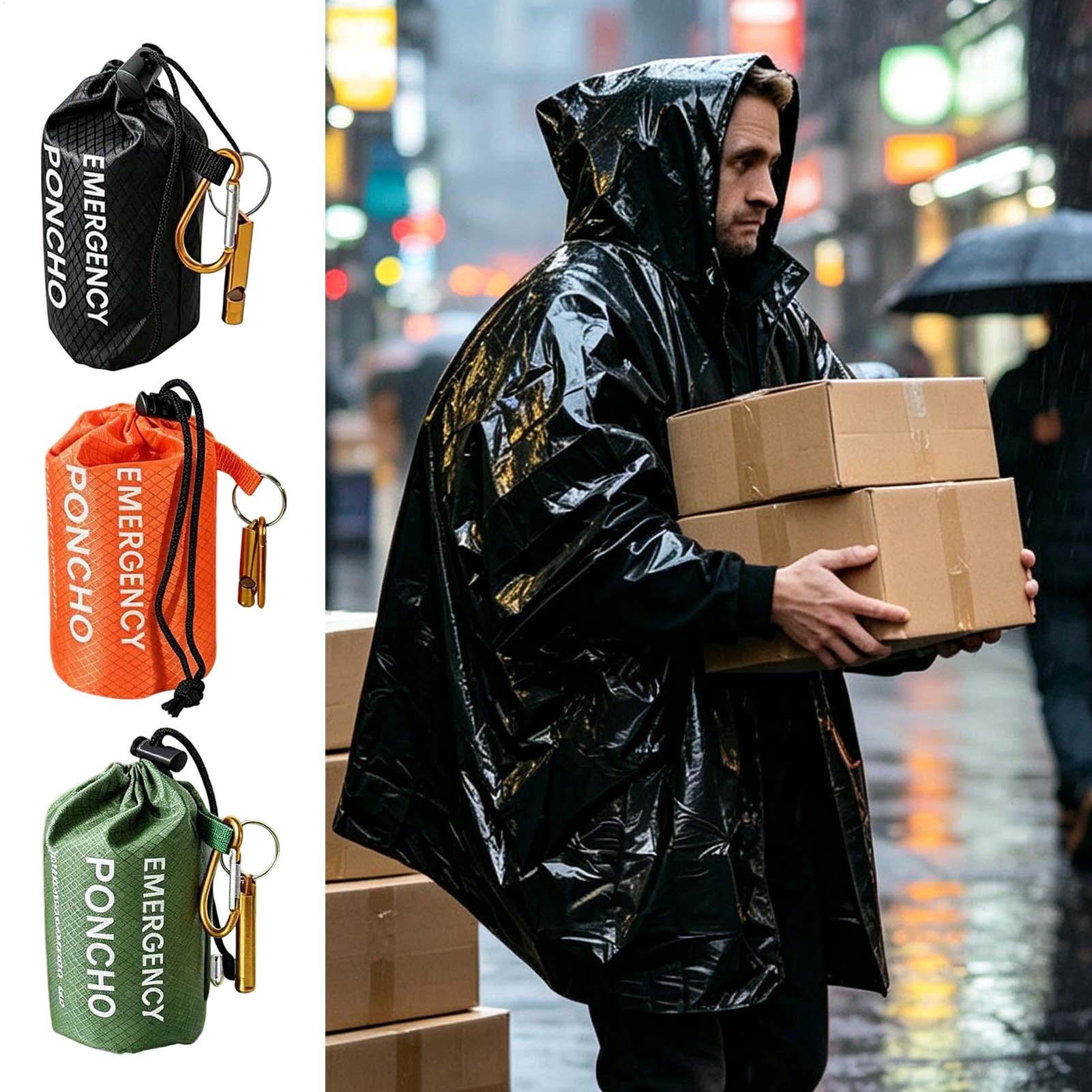 3pcs Survival Emergency Rain P - огляд і ціна Survival Blanket Reflective