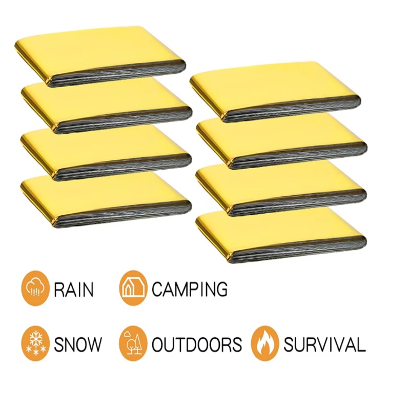 Gold‑Silver Mylar Thermal Surv - огляд і ціна Survival Blanket Reflective