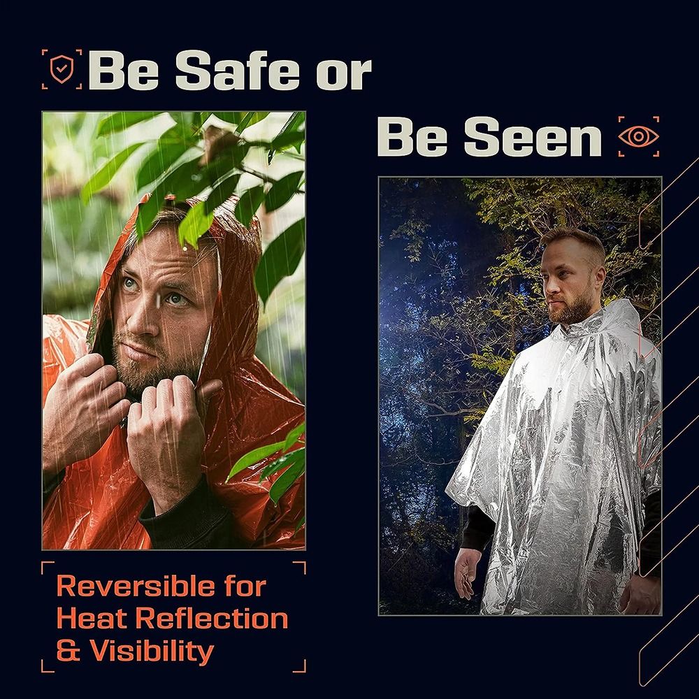 1Pcs Hiking Travel Tent Rainwe - огляд і ціна Emergency Poncho Rain