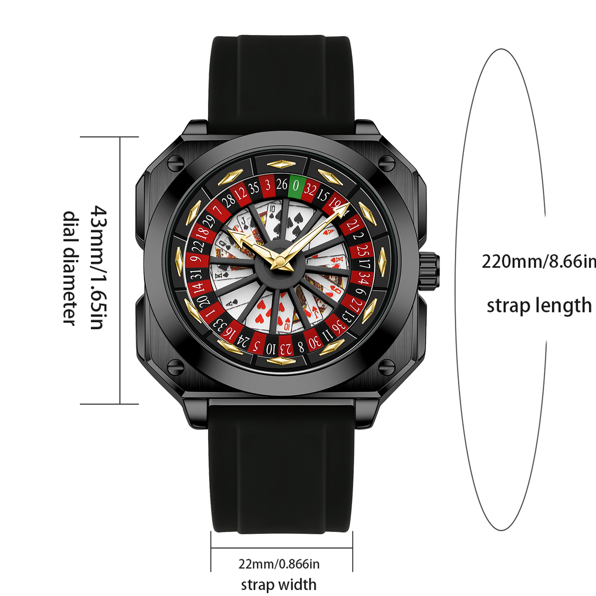VA VA VOOM Brand Quartz Moveme - огляд і ціна Compass Lensatic